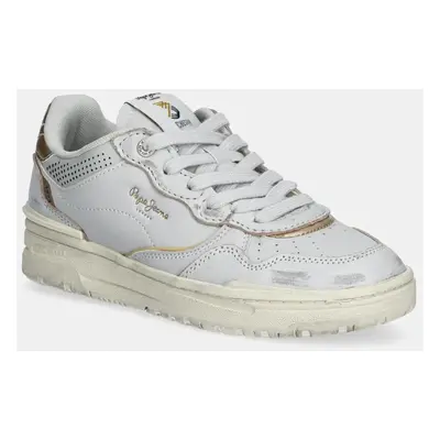 Sneakers boty Pepe Jeans CHESTER DISTRESS W šedá barva, PLS00033