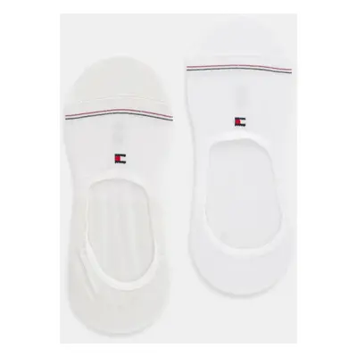 Kotníkové ponožky Tommy Hilfiger 2-pack dámské, bílá barva, 701233710