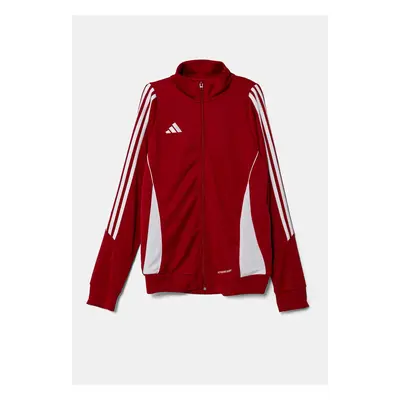 Dětská mikina adidas Performance červená barva, s aplikací, IR7502