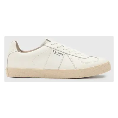 Kožené sneakers boty AllSaints Jaimee Leather Sneaker bílá barva, W058FC