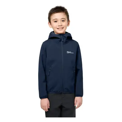 Dětská bunda Jack Wolfskin FOURWINDS JACKET KIDS tmavomodrá barva, A61854