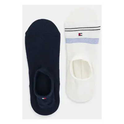 Ponožky Tommy Hilfiger 2-pack pánské, béžová barva, 701232732