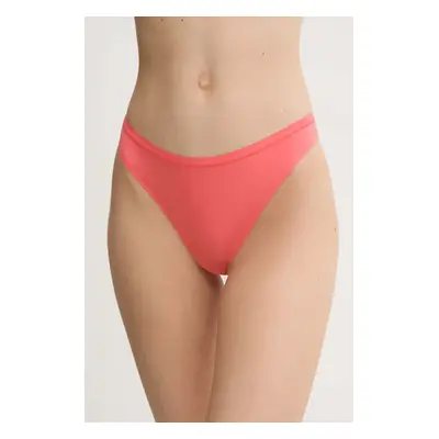 Tanga Calvin Klein Underwear růžová barva, LV00QF7820