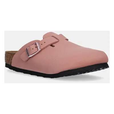 Dětské pantofle Birkenstock Boston růžová barva, 1029748