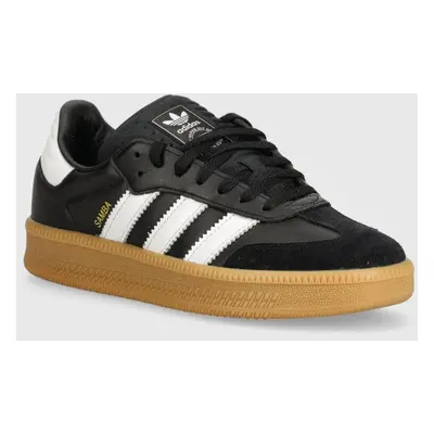 Kožené sneakers boty adidas Originals Samba XLG černá barva, IE1379