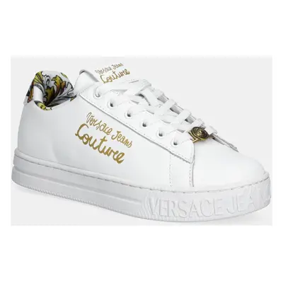 Sneakers boty Versace Jeans Couture bílá barva, 78VA3SKL ZPB09 G03