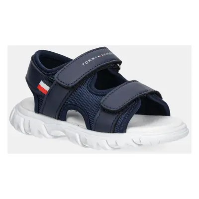 Dětské sandály Tommy Hilfiger modrá barva, T1B2-33898