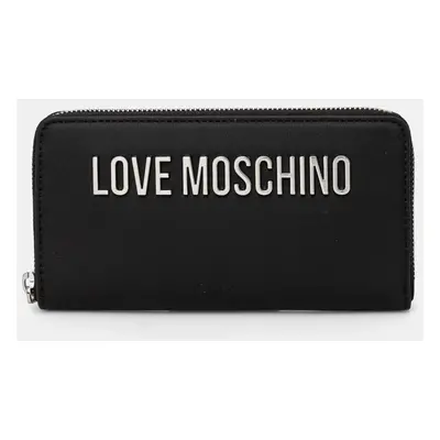 Peněženka Love Moschino černá barva, JC5611PP1