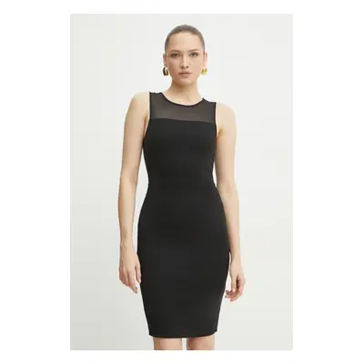 Šaty Armani Exchange černá barva, mini, XW000943 AF13729