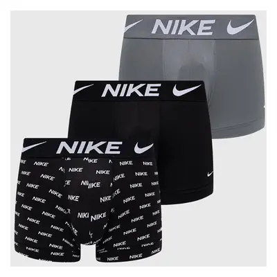 Boxerky Nike pánské, šedá barva