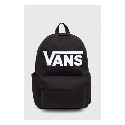 Dětský batoh Vans OLD SKOOL GROM BACKPACK černá barva, velký, s aplikací