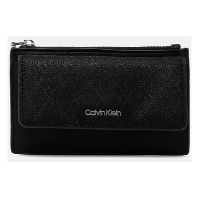 Peněženka Calvin Klein černá barva, K60K612949