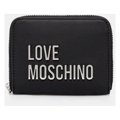 Peněženka Love Moschino černá barva, JC5613PP1