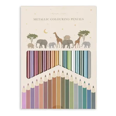 Pastelky Konges Sløjd METALLIC COLORING PENCILS KS102620