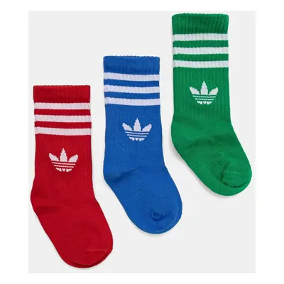 Dětské ponožky adidas Originals 3-pack bílá barva, JJ1991