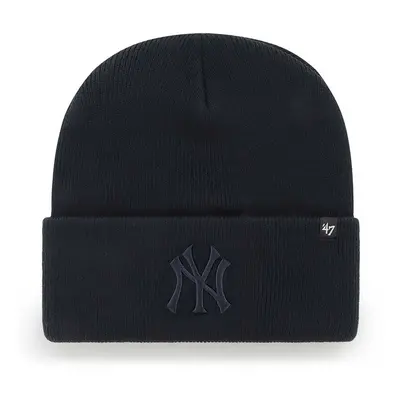 Čepice 47brand MLB New York Yankees černá barva, B-HYMKR17ACE-NYD