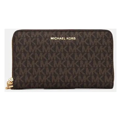 Peněženka MICHAEL Michael Kors hnědá barva, 32F1GJ6E2B