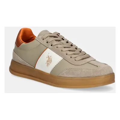 Sneakers boty U.S. Polo Assn. CAMPY001M/5YS3 béžová barva, CAMPY