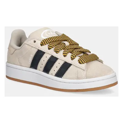 Dětské semišové sneakers boty adidas Originals CAMPUS 00s béžová barva, JP7623