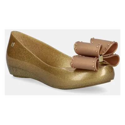 Baleríny Melissa MELISSA ULTRAGIRL CLASSIC BOW AD zlatá barva, M 35965.BC918