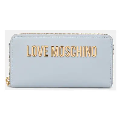 Peněženka Love Moschino modrá barva, JC5611PP1