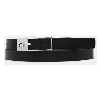 Kožený pásek Calvin Klein dámský, černá barva, K60K613155