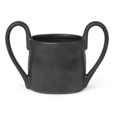 Hrnek ferm LIVING Flow Kids Mug černá barva