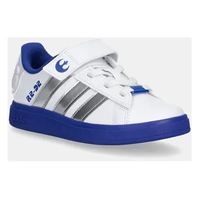 Dětské sneakers boty adidas DROIDS Grand Court 2.0 modrá barva, IH1136