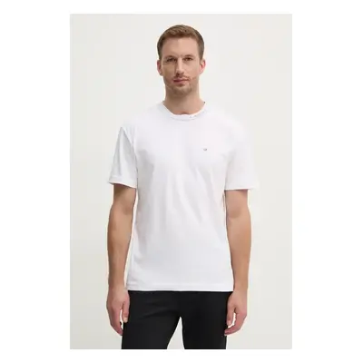 Bavlněné tričko Calvin Klein bílá barva, K10K114091