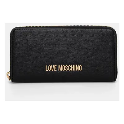 Peněženka Love Moschino černá barva, JC5700PP1