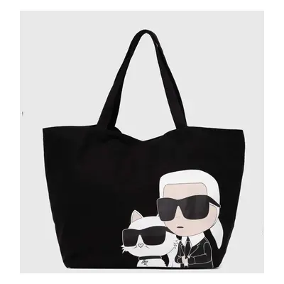 Kabelka Karl Lagerfeld černá barva, 245W3850