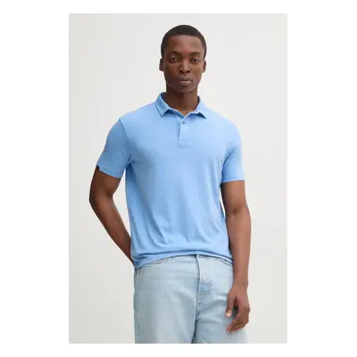 Bavlněné polo tričko Superdry modrá barva, M1110440A-BYJ