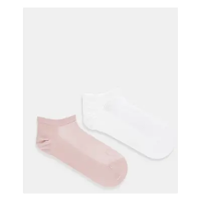 Ponožky Calvin Klein Jeans 2-pack dámské, oranžová barva, 701231403