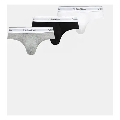 Spodní prádlo Calvin Klein Underwear 3-pack pánské, šedá barva, LV00NB4388