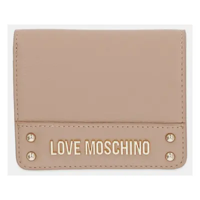 Peněženka Love Moschino béžová barva, JC5703PP1