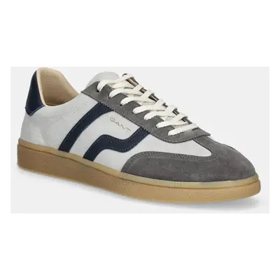 Kožené sneakers boty Gant Cuzmo šedá barva, 30633859.G031