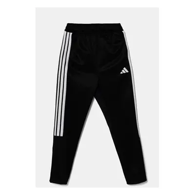 Dětské tepláky adidas černá barva, s potiskem, JI6173