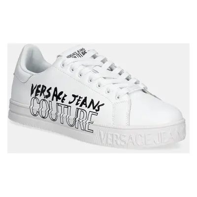 Sneakers boty Versace Jeans Couture bílá barva, 78YA3SKC ZPB03 003