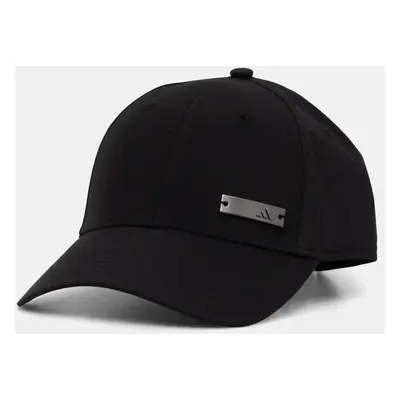 Kšiltovka adidas BB CAP LT MET černá barva, s aplikací, JE5653