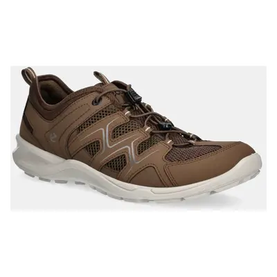 Sneakers boty Ecco Terracruise Lt Low Vent hnědá barva, 825774-55778