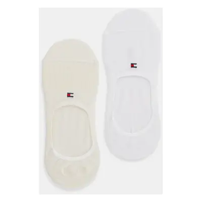 Ponožky Tommy Hilfiger 2-pack dámské, béžová barva, 701232981