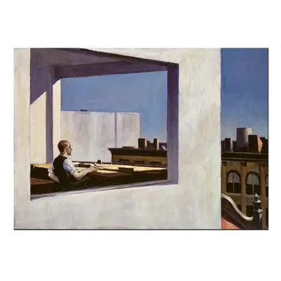 Reprodukce Edward Hopper, Office in a Small City 50 x 70 cm