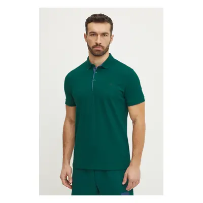 Bavlněné polo tričko The North Face Premium Slim zelená barva, NF0A8C1N6GI1