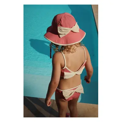 Dětský klobouk Konges Sløjd BOWIE SWIM HAT růžová barva, KS102501