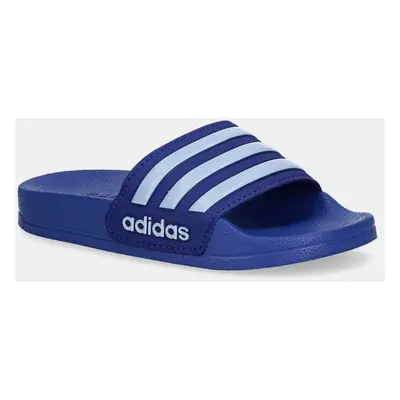 Pantofle adidas ADILETTE SHOWER modrá barva, JP5782