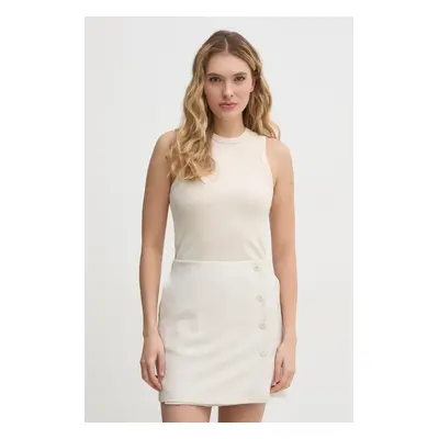 Top Dkny béžová barva, DJ5T1413