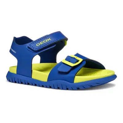 Dětské sandály Geox SANDAL FUSBETTO modrá barva