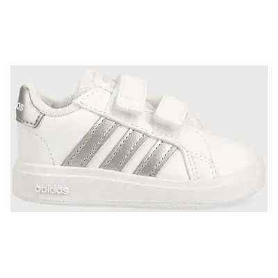 Dětské sneakers boty adidas GRAND COURT 2.0 bílá barva