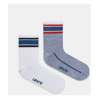 Ponožky Levi's 2-pack modrá barva, 37157-1222