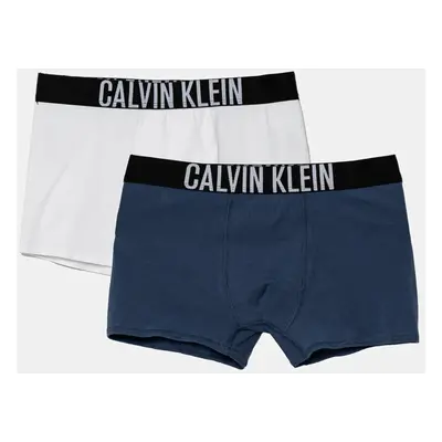 Dětské boxerky Calvin Klein Underwear 2-pack tmavomodrá barva, B70B700509